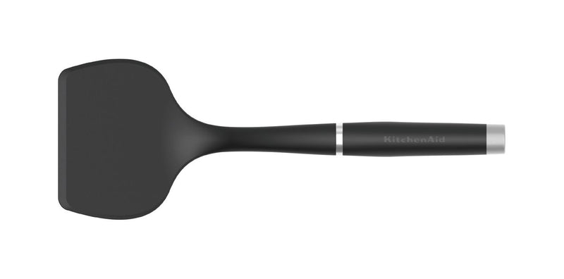 KitchenAid Gourmet Stainless Steel Pancake Turner, Black C0