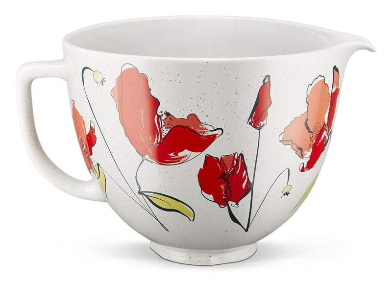 KITCHENAID Microwave/Oven Safe Ceramic Bowl, Poppy Z7