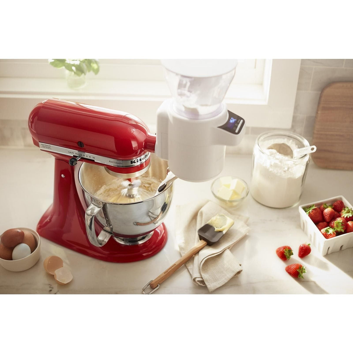 KitchenAid Sifter & Scale Stand Mixer Attachment, 4-Cups