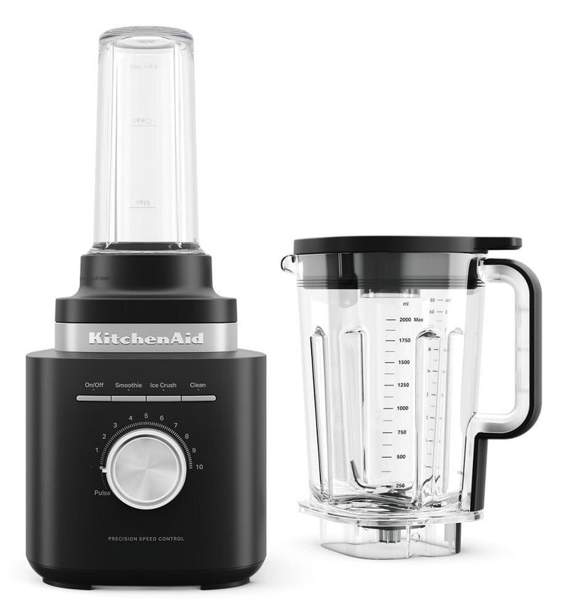 KitchenAid Single Blender with Jar, Precision Control, Black S7