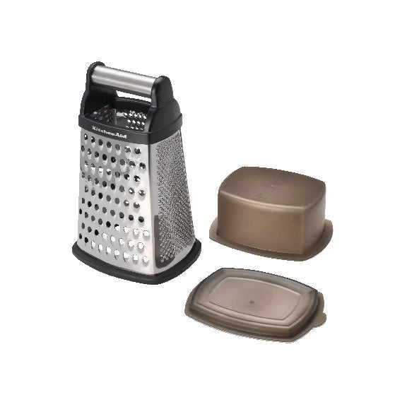 KitchenAid Stainless Steel Boxed Grater with Bottom Container I1