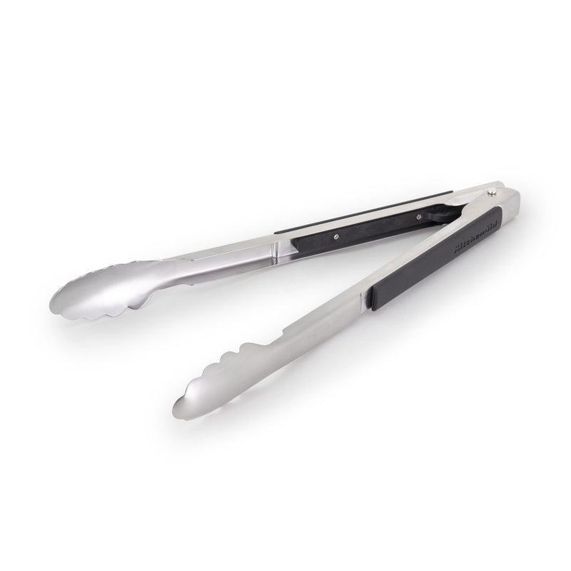 KitchenAid Stainless Steel Slide Locking Tongs, 12-in U9