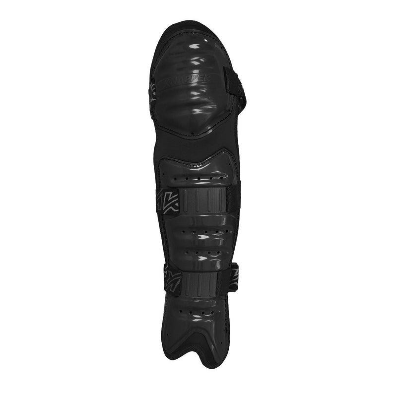 Knapper AK3 Dek Hockey Shin Guards, Black, Assorted Sizes I6