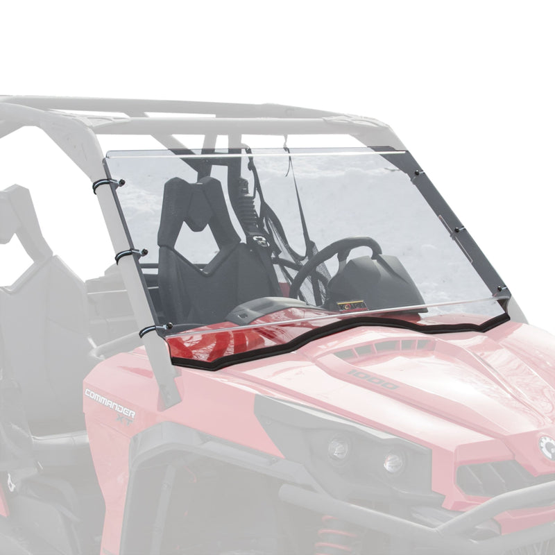 Kolpin Hard Coated Full Fixed Windshield, Cam-Am Commander U3