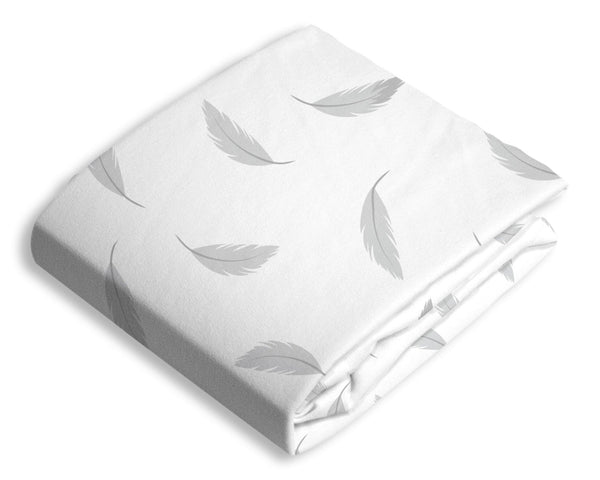 Kushies Percale Changing Pad Cover, Feathers X6
