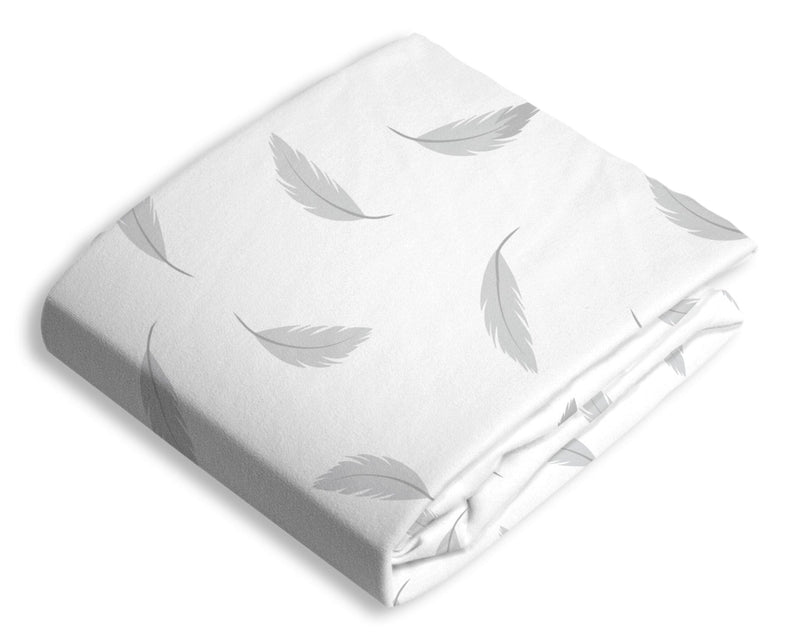 Kushies Percale Changing Pad Cover, Feathers X6