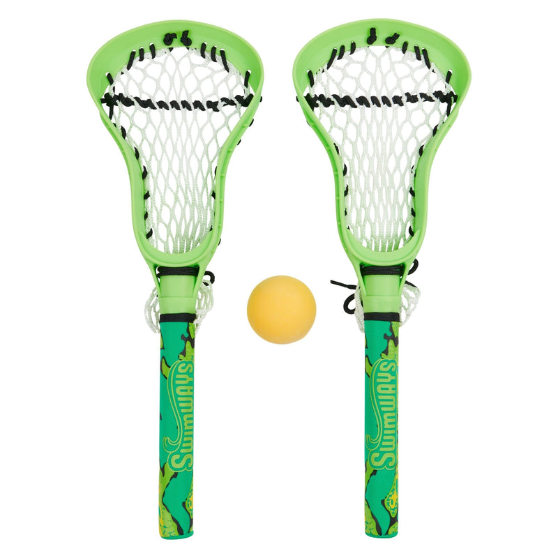Lacrosse Stick Set, Multi-Coloured, 2-pk, Ages 5+, for Beach/Pool Fun Activities L4