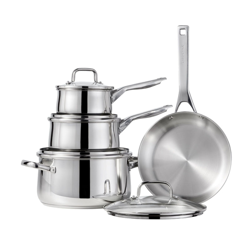 Lagostina Classico Stainless Steel Cookware Set, 8-pc U7