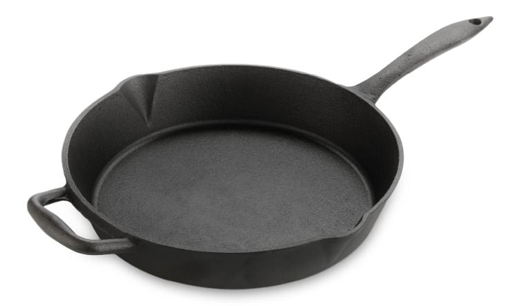 Lagostina Pre-Seasoned Cast Iron Skillet, Oven & Broiler Safe, Black, 10-in T5