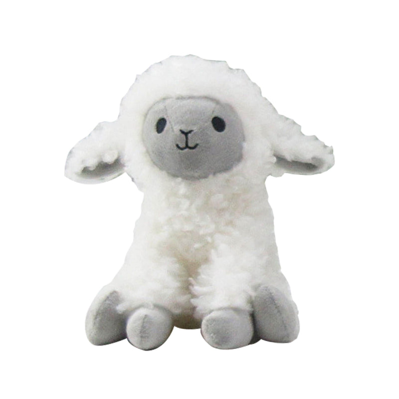 Lamb Plush Toy, White, 7-in, Ages 3+, for Eid/Spring L7