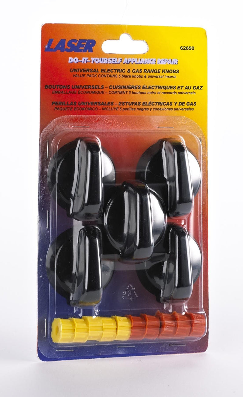 Laser 62650/2 Universal Electric/Gas Stove Replacement Dial Kit, Assorted F2
