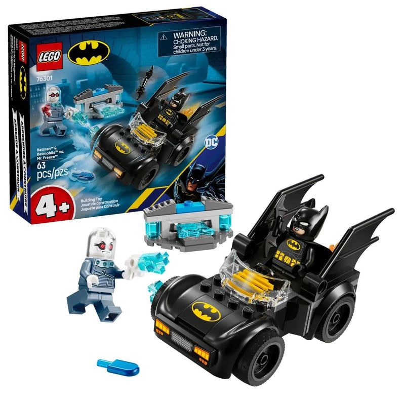 LEGO Batman: Batman & Batmobile vs. Mr. Freeze - 76301, 63-pcs, Ages 4+ M1