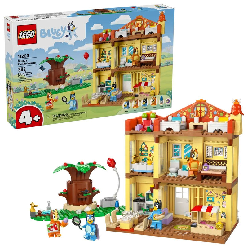 LEGO Bluey's Family House - 11203, 382-pcs, Ages 4+ R5