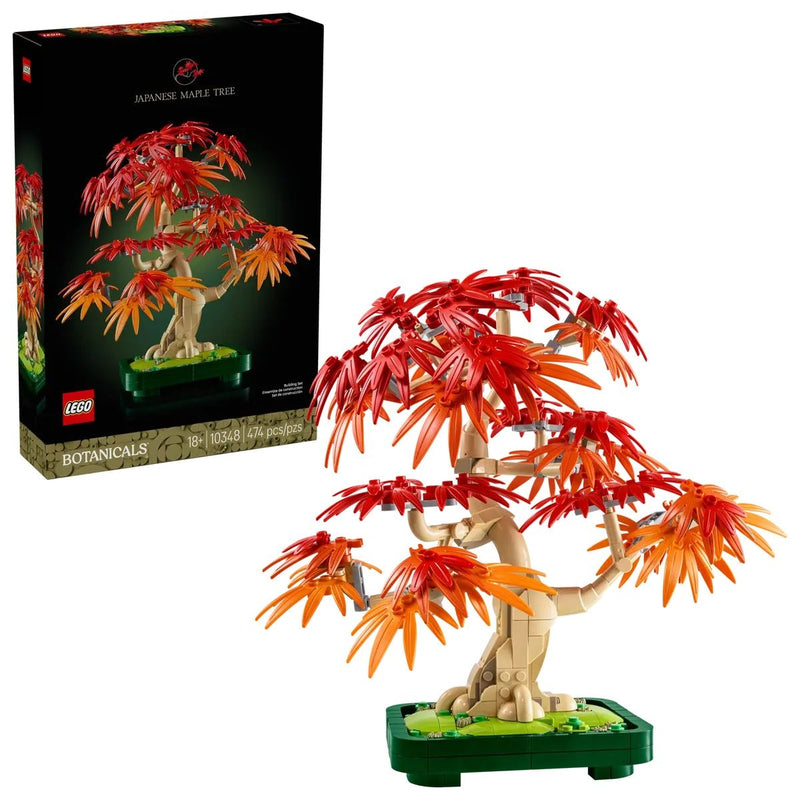 LEGO Botanicals Japanese Red Maple Bonsai Tree - 10348, 474-pcs, Ages 18+ V8