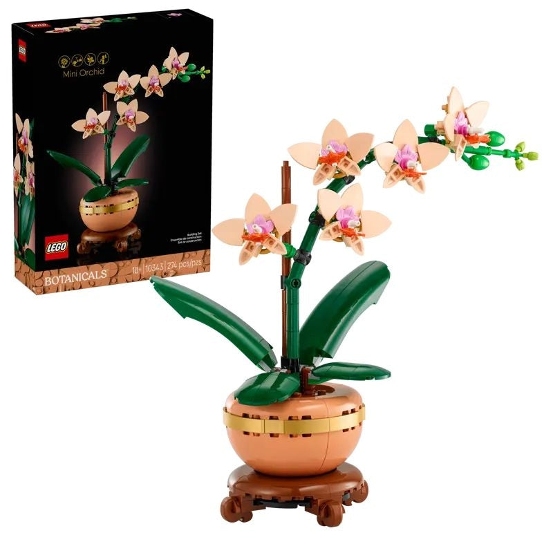LEGO Botanicals Mini Orchid - 10343, 274-pcs, Ages 18+ I4