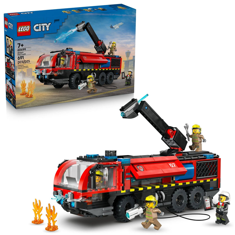 LEGO City Airport Fire Truck Building Set - 60499, 691-pcs, Ages 7+ B4