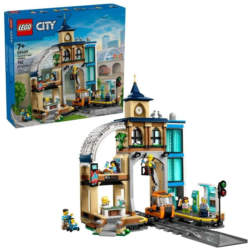 LEGO City Central Train Station - 60469, 752-pcs, Ages 7+ R7