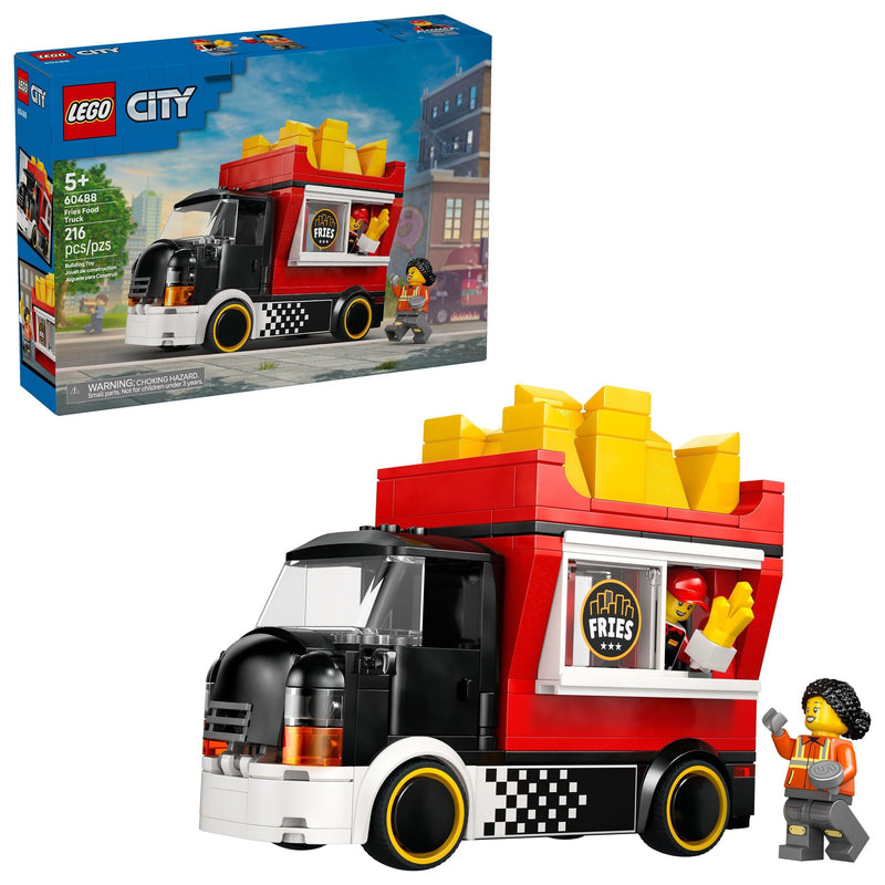 LEGO City Fries Food Truck Building Set - 60488, 216-pcs, Ages 5+ Y2