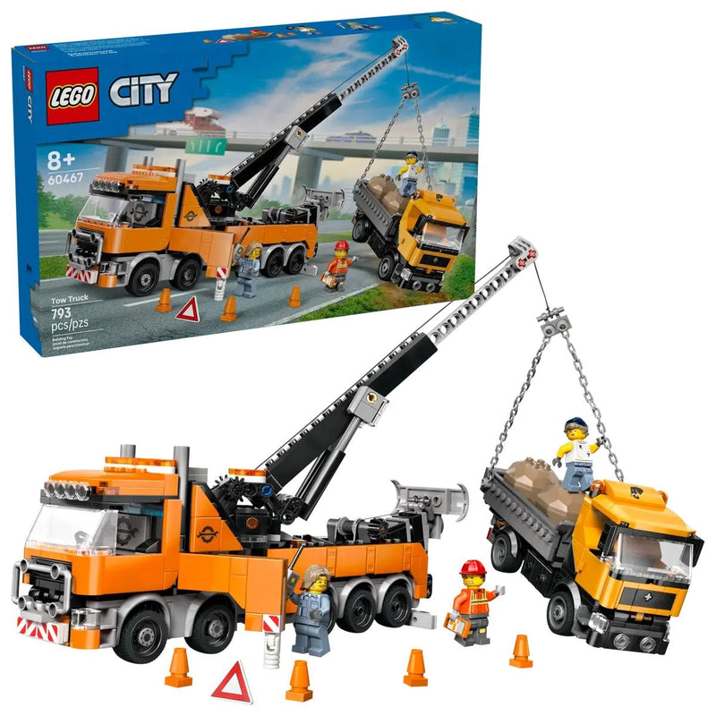 LEGO City Heavy-Duty Recovery Tow Truck with Crane - 60467, 793-pcs, Ages 8+ Y9