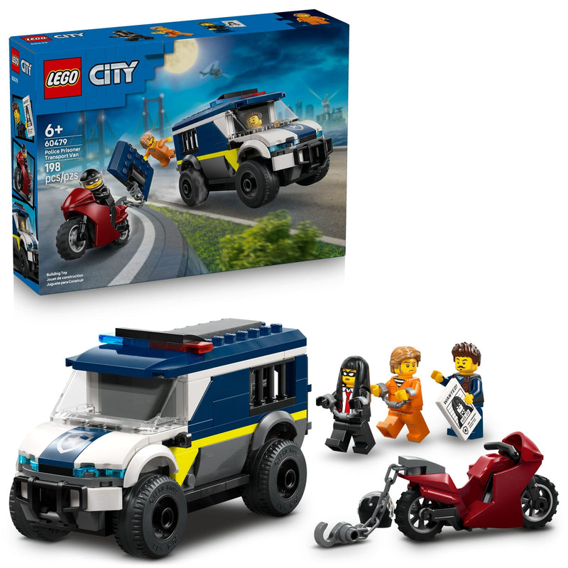 LEGO City Police Prisoner Transport Van Building Set - 60479, 198-pcs, Ages 6+ Y6