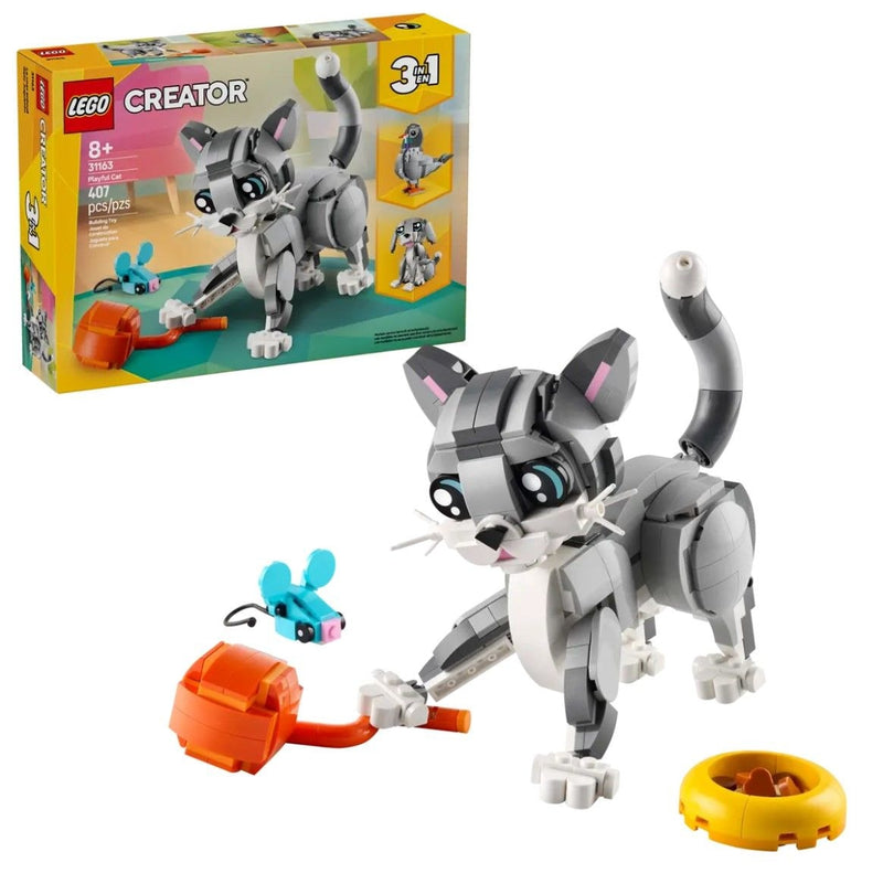 LEGO Creator Playful Cat - 31163, 407-pcs, Ages 8+ W7