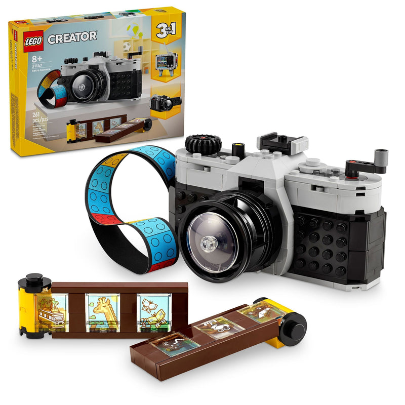 LEGO Creator Retro Camera Toy - 31147, 261-pcs, Ages 8+ J7