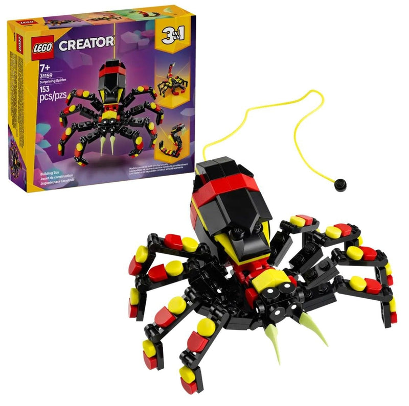 LEGO Creator Wild Animal: Surprising Spider - 31159, 153-pcs, Ages 7+ K9