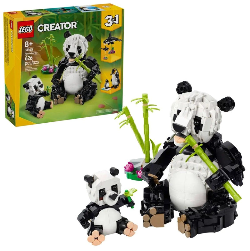 LEGO Creator Wild Animals: Panda Family - 31165, 626-pcs, Ages 8+ V4