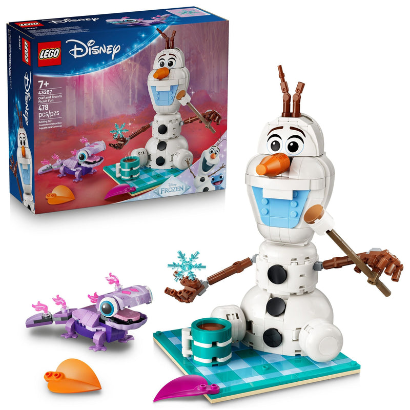 LEGO Disney Frozen Olaf & Bruni’s Picnic Fun Toy Building Set - 43287, 478-pcs, Ages 7+ E7