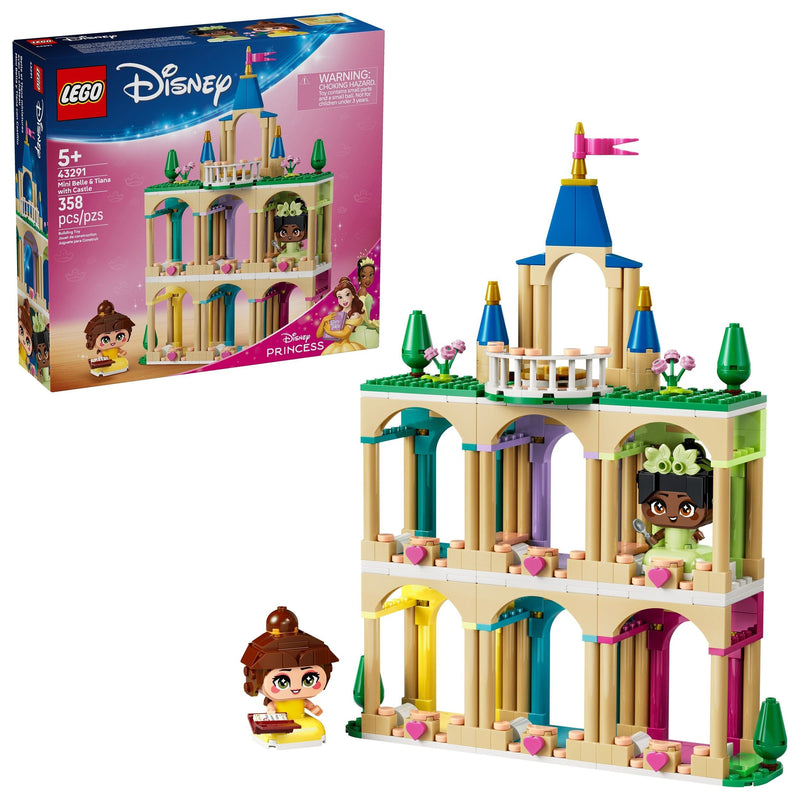 LEGO Disney Princess Mini Belle & Tiana with Castle Toy Building Set - 43291, 358-pcs, Ages 5+ P3
