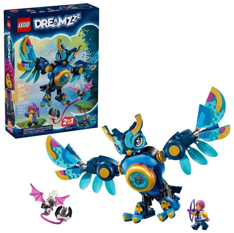 LEGO DREAZzz Zoey's Time Owl - 71494, 359-pcs, Ages 8+ J0
