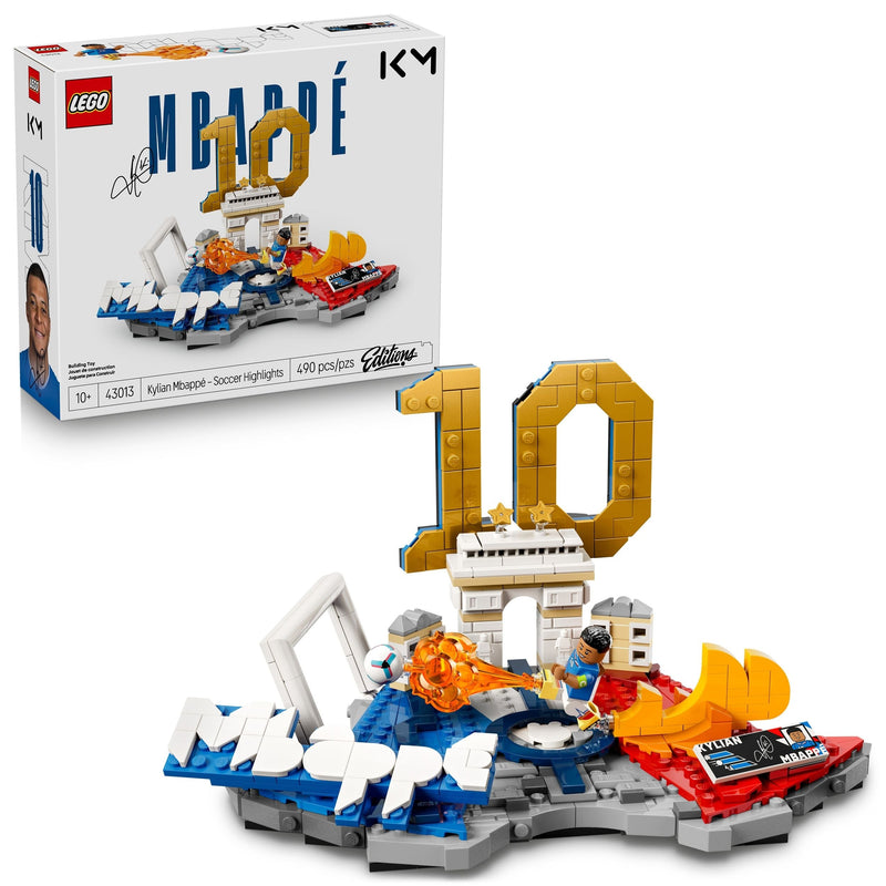 LEGO Editions Kylian Mbappé, Soccer Highlights - 43013, 490-pcs, Ages 10+ C4