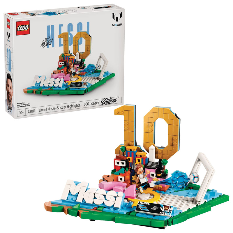 LEGO Editions Lionel Messi, Soccer Highlights - 43011, 500-pcs, Ages 10+ I2