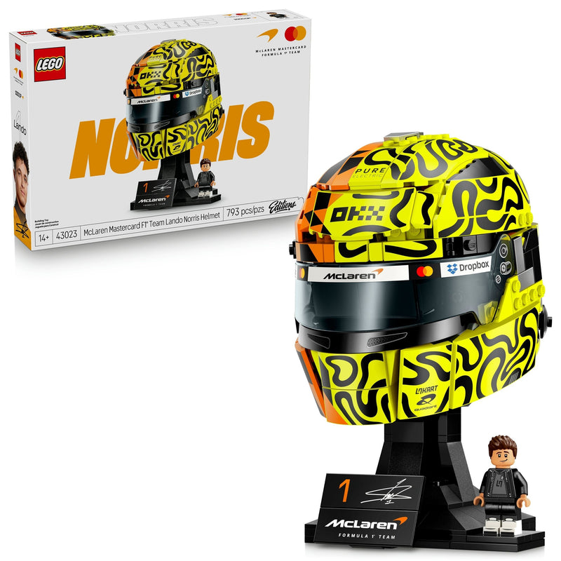 LEGO Editions McLaren Mastercard Lando Norris Helmet - 43023, 793-pcs, Ages 14+ Z9