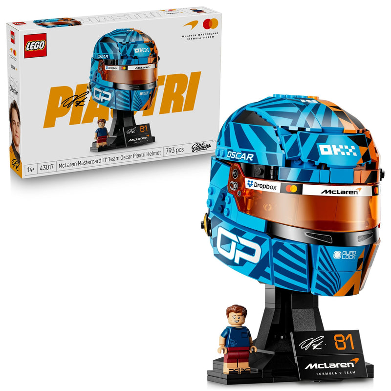 LEGO Editions McLaren Mastercard Oscar Piastri Helmet- 43017, 793-pcs, Ages 14+ B9