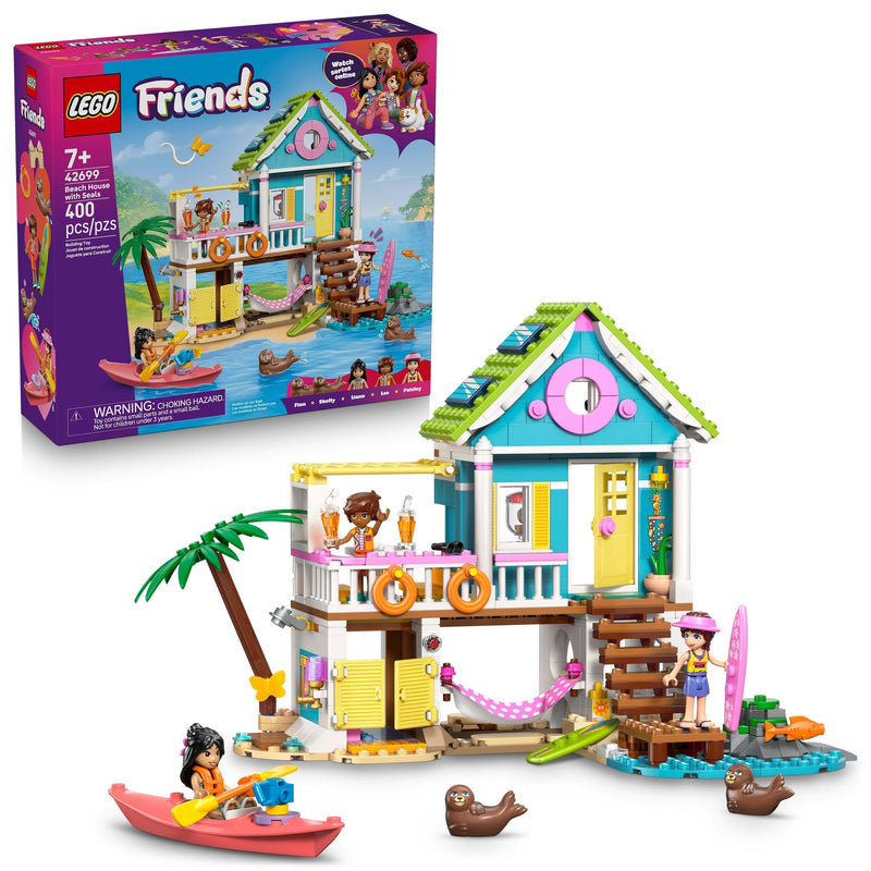 LEGO Friends Beach House with Seals - 42699, 400-pcs, Ages 6+ M2