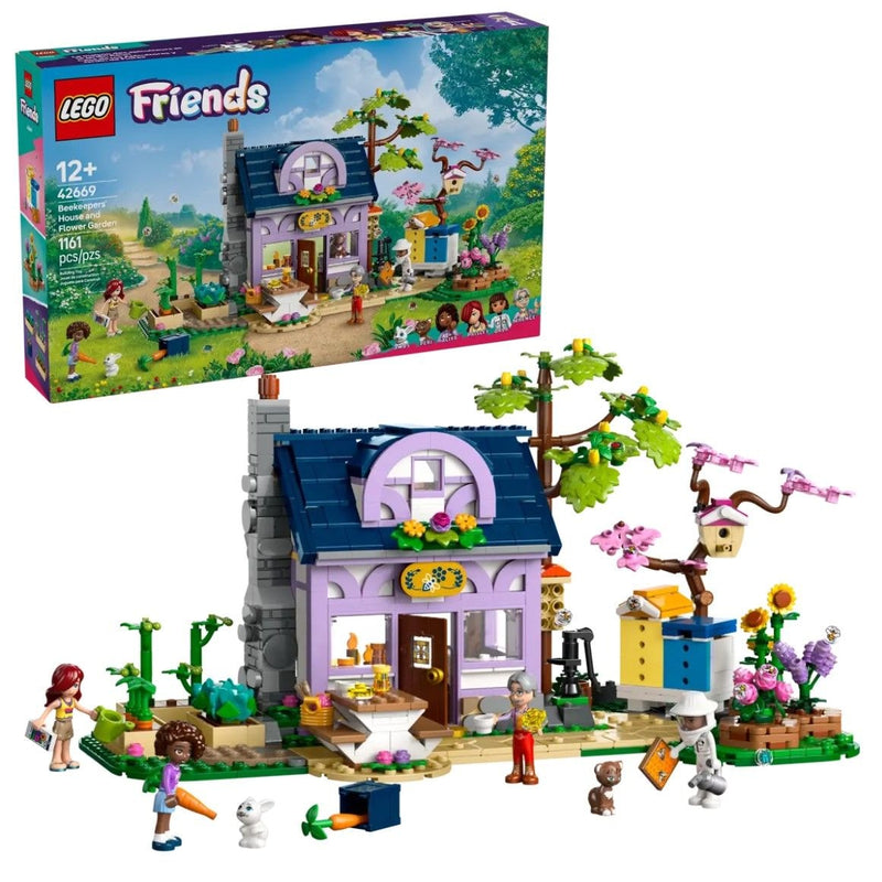LEGO Friends Beekeepers House and Flower Garden Set - 42669, 1161-pcs, Ages 12+ I6