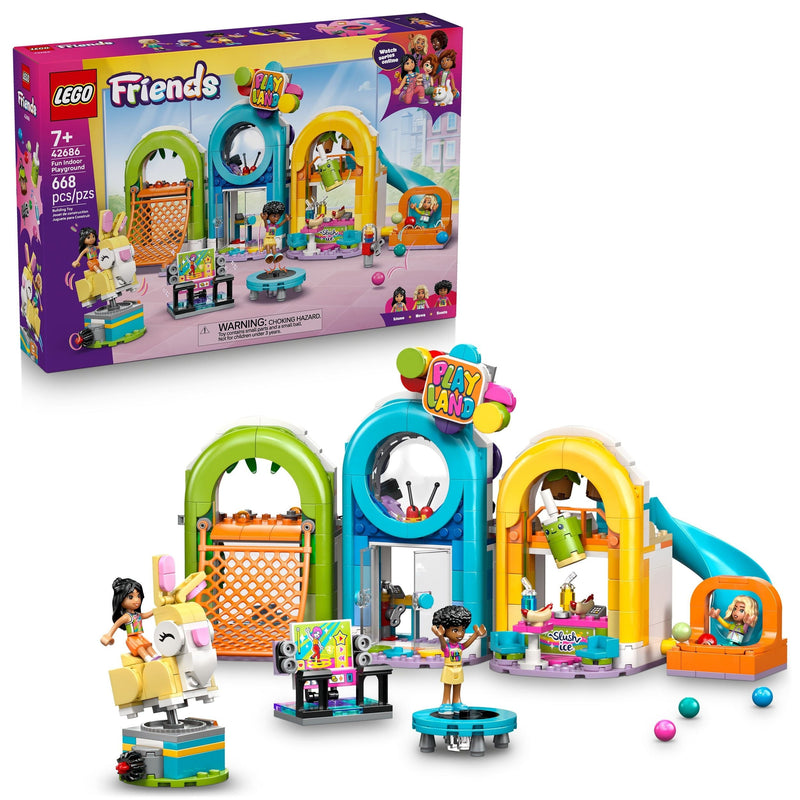 LEGO Friends Fun Indoor Playground Building Set - 42686, 668-pcs, Ages 7+ U3