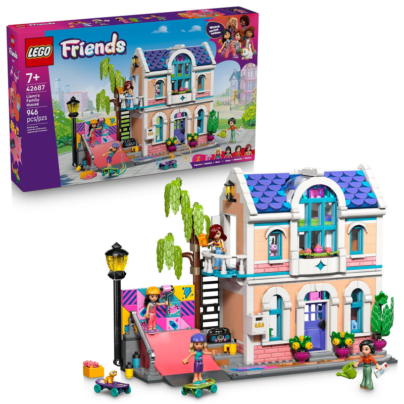 LEGO Friends Liann's Family House Building Set - 42687, 946-pcs, Ages 7+ H9