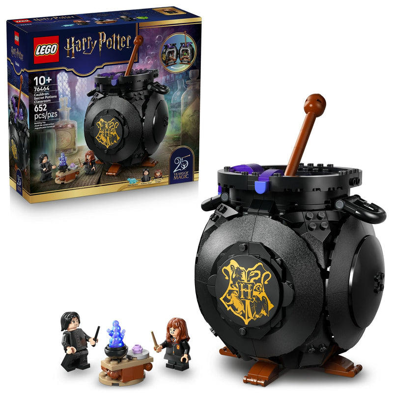 LEGO Harry Potter Cauldron: Secret Potions Classroom Building Set - 76464, 652-pcs, Ages 10+ C5