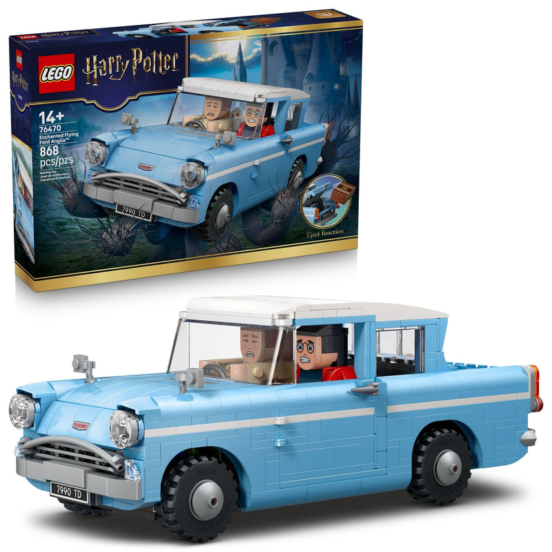 LEGO Harry Potter Enchanted Flying Ford Anglia Toy Building Set - 76470, 868-pcs, Ages 14+ B0