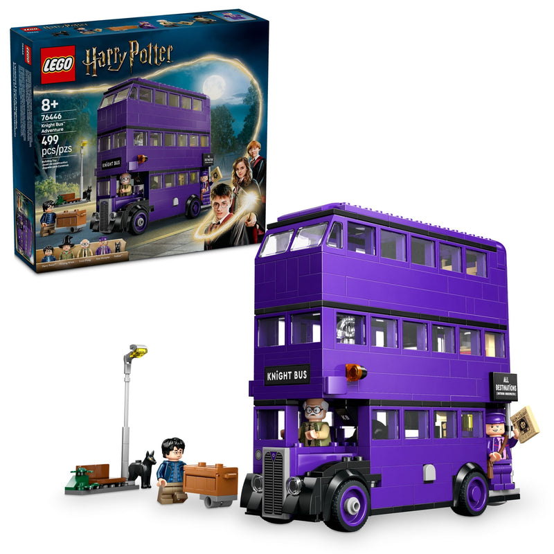 LEGO Harry Potter Knight Bus Adventure Building Set - 76446, 499-pcs, Ages 8+ Y0