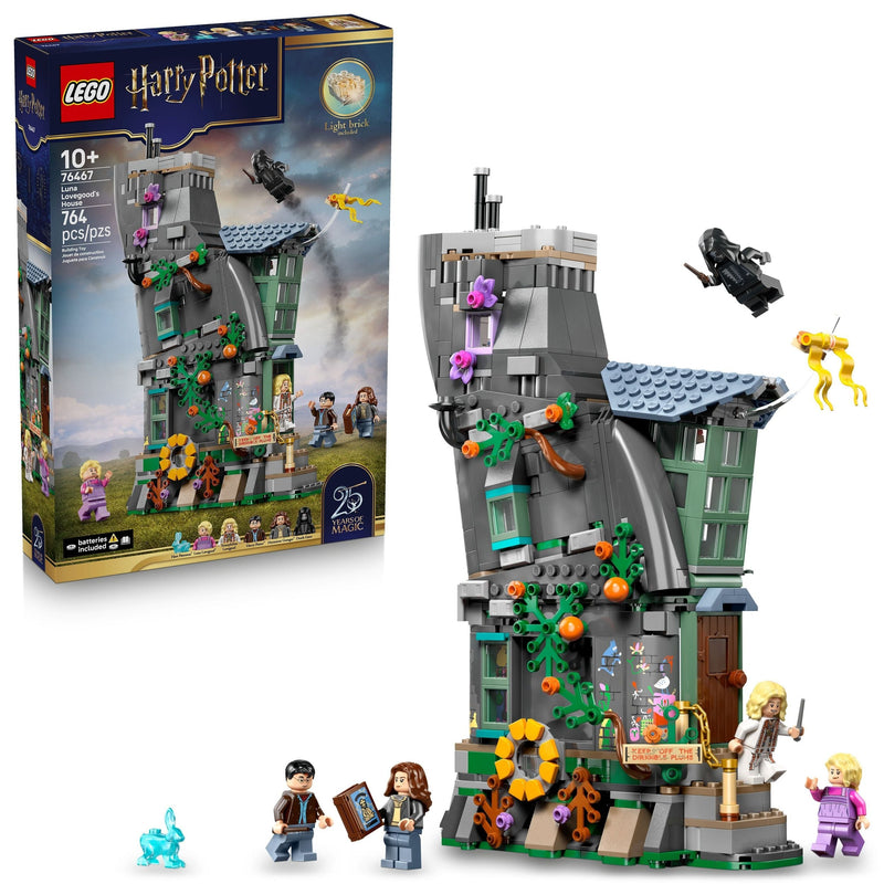 LEGO Harry Potter Luna Lovegood's House Toy Building Set- 76467, 764-pcs, Ages 10+ M8