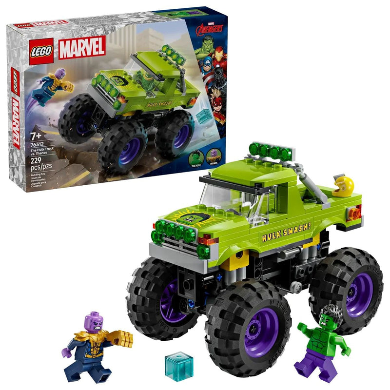 LEGO Marvel 76312 The Hulk Truck vs. Thanos, 229-pc E6
