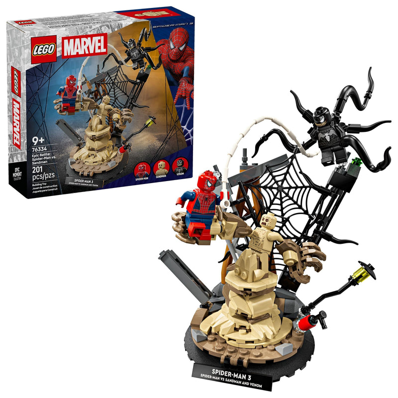 LEGO Marvel Epic Battle: Spider-Man vs. Sandman - 76334, 201-pcs, Ages 9+ V2