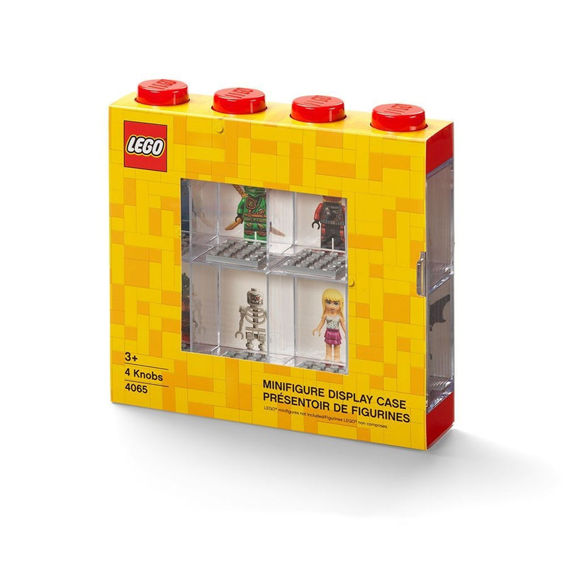 LEGO Minifigure 8-Figure Blue Display Case for Ages 5+ X8