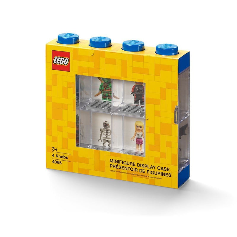 LEGO Minifigure Display Case for Up to 8 Figures, Red S5