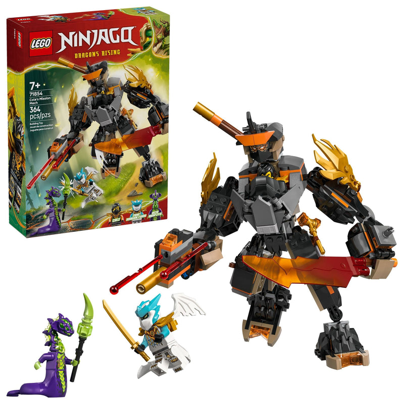 LEGO Ninjago Cole’s Mission Mech & Dragon Zane - 71854, 364-pcs, Ages 7+ P7