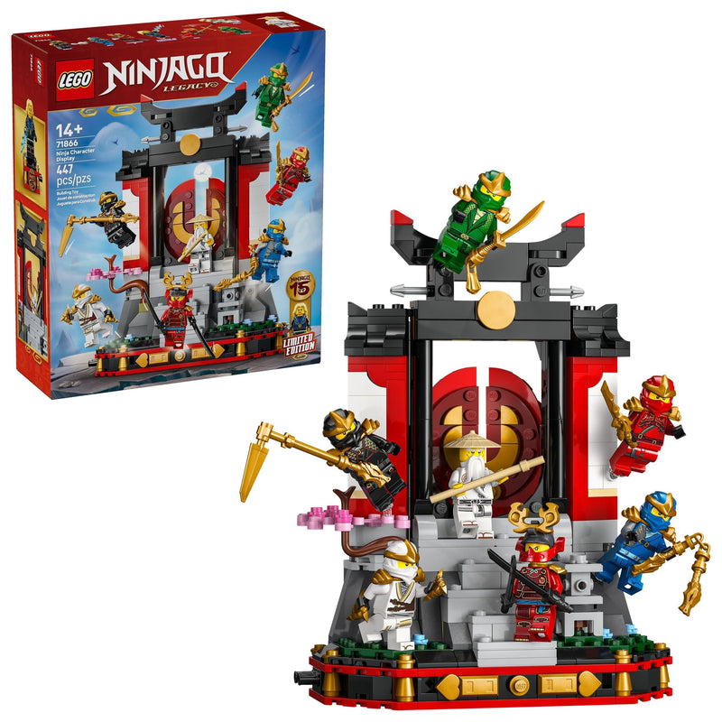 LEGO Ninjago Ninja Character Display 15th Anniversary - 71866, 447-pcs, Ages 14+ S3