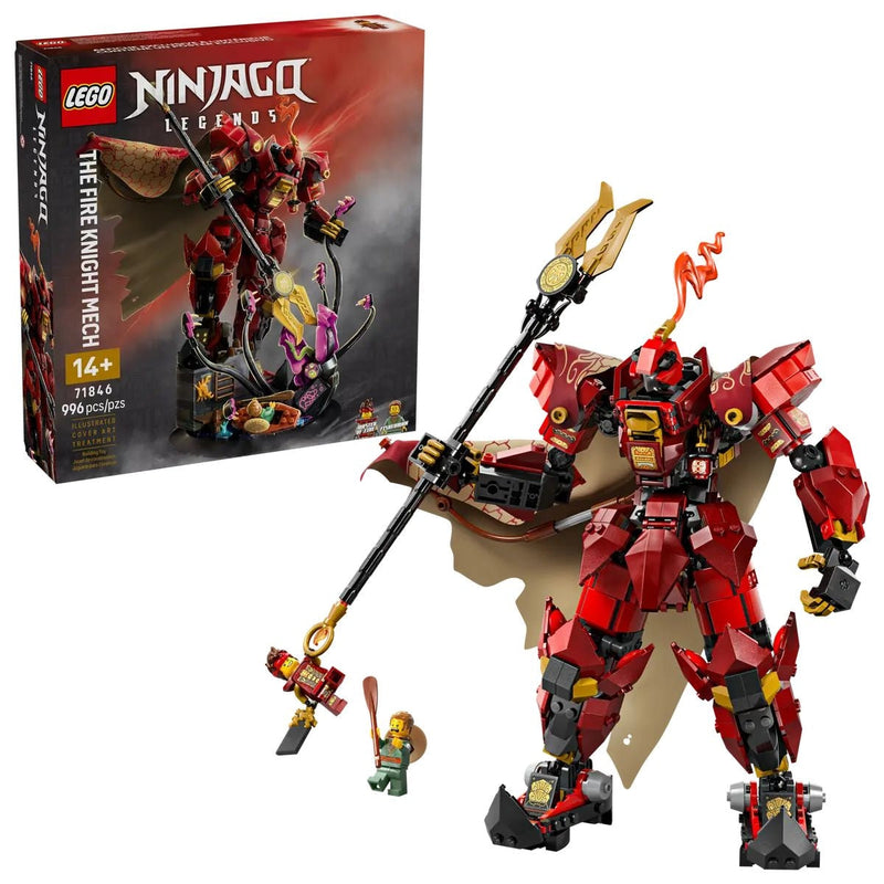 LEGO Ninjago The Fire Knight Mech - 71846, 996-pcs, Ages 14+ M3